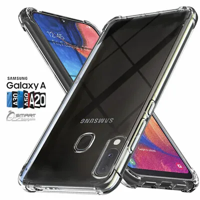 Clear Bumper TPU Gel Jelly Soft Case Cover For Samsung Galaxy A20 A30 A50 A70 • $5.99