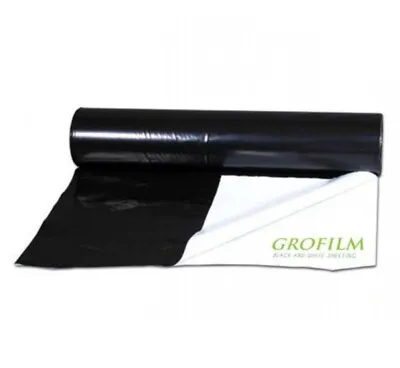 Hydroponics Black & White Reflective And Mylar Grow Film Sheeting 25m X 2m Roll • £32