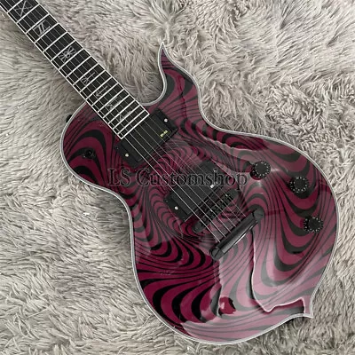 Trans Purple Odin Grail Psychic Bullseye Electric Guitar Zakk Wylde Maple Neck • $203.81