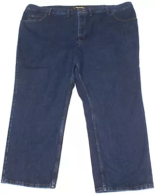 LEE Straight Leg Regular Fit Jeans Mens 54x30 Blue Denim Pants Waistband 56  • $15.29