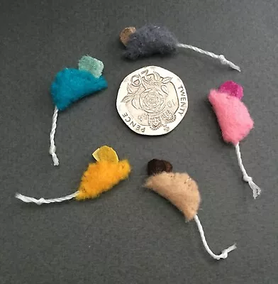 Dolls House Cat Toy Felt Mouse Canis Minor Miniatures • £3.99