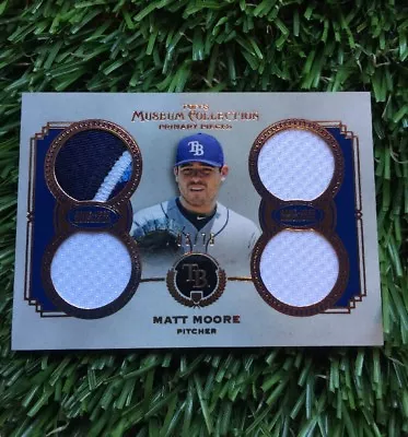 2013 Topps Museum Collection Primary Pieces Patch & Jersey Matt Moore #03/75 • $12