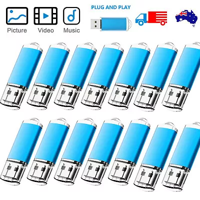 2-20Pack USB2.0 Flash Drive Data Storage Memory Stick 4G 8G 16G Thumb Drive Lot • $88.43