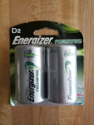 Energizer D2 Universal Rechargeable D Batteries - 2 Count • $14.99