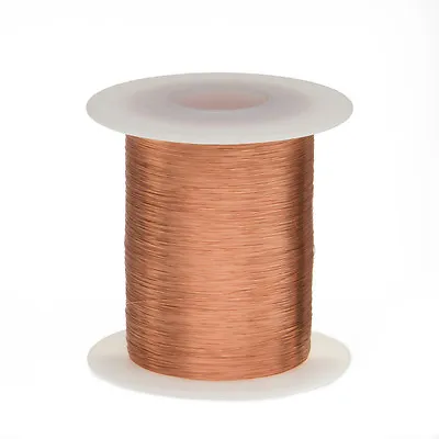 34 AWG Gauge Enameled Copper Magnet Wire 2 Oz 1011' Length 0.0069  155C Natural • $9.35