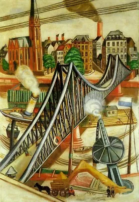 The Iron Bridge By Max Beckman Top Quality Print 300 X220mm • $3.72