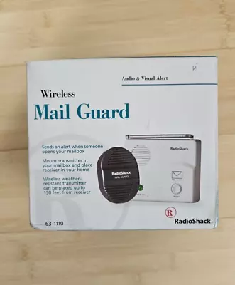 Wireless Mail Guard Alert Mailbox Protector Radio Shack 63-1110 Audio Visual New • $29.85