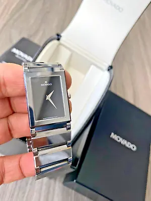 Movado 0604682 Valor 89.C1.1432 Tungsten Watch- Unisex • $1299