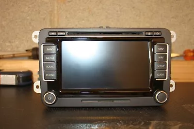 VW RNS-510 Navigation Radio RNS510 Head Unit 3C0035684G GPS V12 Maps MK6 Fender • $335