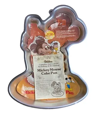 Wilton Mickey Mouse Cake Pan 1984 Ultra RARE Pencil • $20