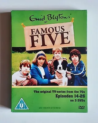 ENID BLYTON`S FAMOUS FIVE DVD Complete SEASON 2 -Episodes 14-26 TV Series Boxset • £22.99