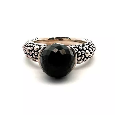 Michael Dawkins Sterling Silver Starry Night Black Spinel Ring-Size 5-A2436 • $59.99