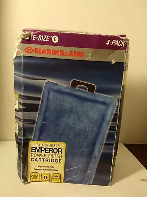 Marineland Aquarium Water Filter Size E Box Of 4.  • $7