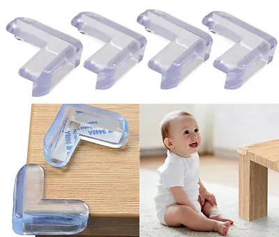 Child Baby Safety Silicone Protector Table Corner Edge Protection Cover UK • £2.79