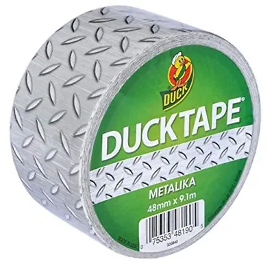 $7.39 • Buy Duck Tape Metalika Design 48mm X 9.1m NEW