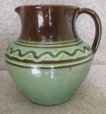 £9.99 • Buy Unmarked Green Drip Glazed Studio Pottery Jug ~ Winchcombe Pottery?