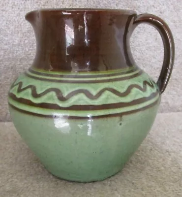 £9.99 • Buy Unmarked Green Drip Glazed Studio Pottery Jug ~ Winchcombe Pottery?