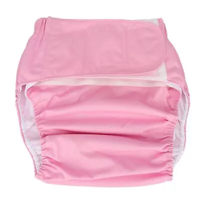 Waterproof Washable Reusable Adult Elderly Cloth Diapers Pocket Nappies(Pink Dmx • $29.84