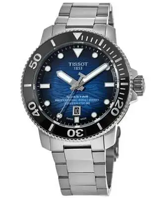 New Tissot Seastar 2000 Graded Blue-Black Dial Men's Watch T120.607.11.041.01 • $835