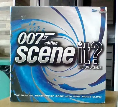 SCENE IT? 007 EDITION (JAMES BOND) The DVD Game (COMPLETE) • £10