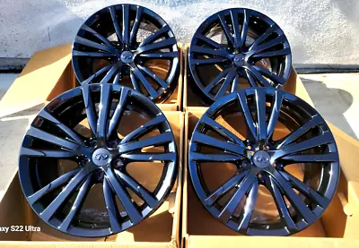 19  Infiniti Q50 Wheels Oem Rims Black Q60 Qx50 M35 M45 Maxima Sk1026hh3a • $1400