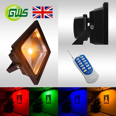 Halloween Christmas Party House Decoration Lights Outdoor LED Flood Lights IP65 • £48