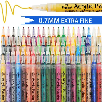 Nail Art Graffiti Pen Paint Markers Pens Set Art Marker Fineliner 0.7mm • $29.97