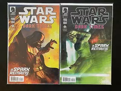 Dark Horse Comics Star Wars Dark Times A Spark Remains #1 And #2 Vader Cover • £8.99