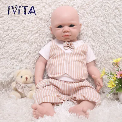 20'' Silicone Reborn Baby Boy Adorable Newborn Silicone Doll Kids Gift • $220