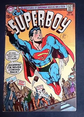 Superboy #168 Bronze Age DC Comics Neal Adams F • £11.99