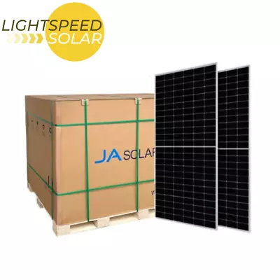 2kW (4x500W) LARGE 12V 24V 48V PERC Solar Rigid Mono Panels - UK Free Delivery • £645