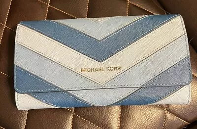 Michael Kors Blue Wallet • $49.90