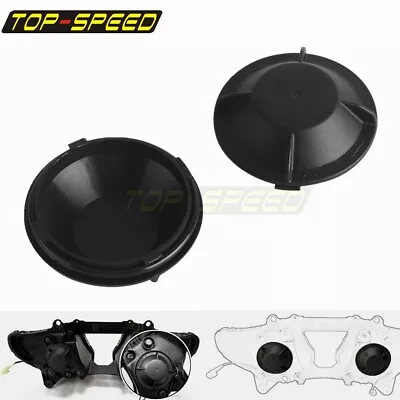 Black Front Headlight Rear Cover Dust Shell For Kawasaki ZX6R ZX10R 2003-2019 • $14.14