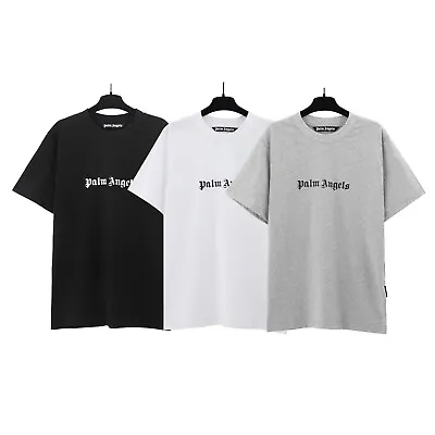 Fashion Classic Logo Slim T-Shirt Unisex Casual Street Cotton Short Sleeve • $29.99
