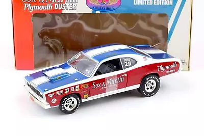 1:18 Ertl Supercar 1970 Plymouth Duster Pro Stock Sox & Martin # Pro 211 • $209.48