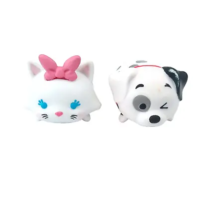 Disney Tsum Tsum Marie Aristocats And Patch 101 Dalmatians  SMALL Vinyl Figure • $8.62