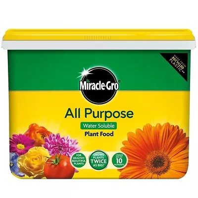 Miracle-Gro All Purpose Soluble Plant Food Feed Tub 2kg Plant Growth Fertilisers • £15.99