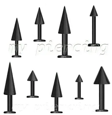18G 16G 14G Anodized Surgical Steel Spike Chin Labret Monroe Tragus Piercing • $4.30