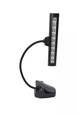 Portable Clip On Adjustable Neck 9 LEDs Music Stand Light Piano Orchestra Lamp  • $32.45