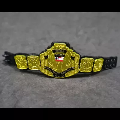 Mattel WCW WWE WWF US United States Championship Title Belt USA Wrestling Figure • $26.39