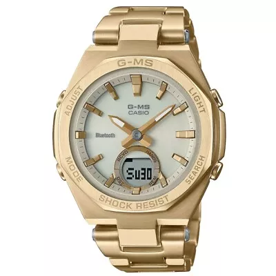 £229.99 • Buy Casio Watch Baby-G Solar Bluetooth Gold Stainless Steel Bracelet MSG-B100DG-9A