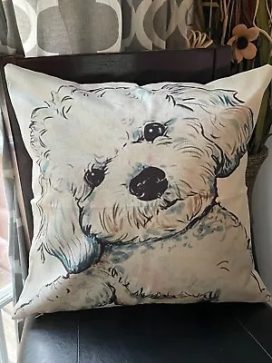 18  Dog Linen Decor Cotton Throw Pillow Case Sofa Cushion Cover Car Pillowcase • $10.95