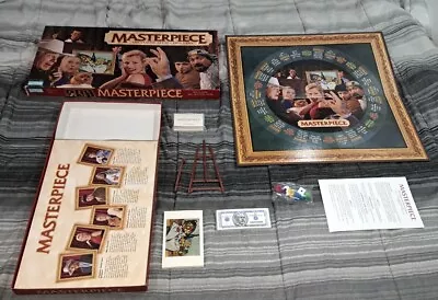Parker Brothers MASTERPIECE The Classic Art Auction Board Game 1996 NEW OPEN BOX • $64