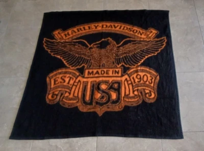 $39.99 • Buy Biederlack Harley-Davidson Motorcycle  Made In USA Fleece Throw Blanket 54 X50  