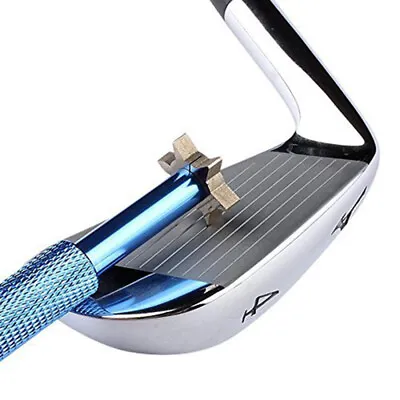 $8.45 • Buy Hexagona Golf Club Iron Groove Sharpener Re-Grooving Tool Cleaner U&V Grooves TL