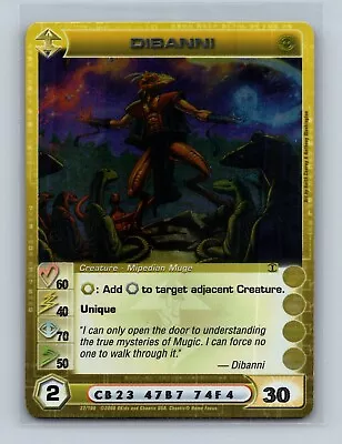 Chaotic TCG - Dibanni - FOIL - 1st Ed Rare -  Zenith Of The Hive • $1.99
