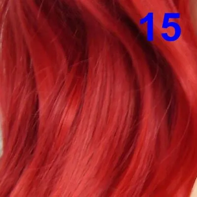 Light Blonde Red Chestnut Copper Auburn 3/4 Wig Fall Half Wigs Clip In Hair • £9.99