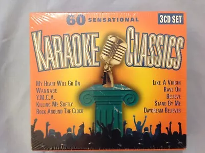 KARAOKE CLASSICS - 50s 60s 70s 80s & 90s CD - 3 DISC - BRAND NEW AND SEALED • £7.49