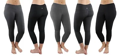 Marika Sport Capri Legging Wicking Form Control Activewear Concealed Pocket • $13.99