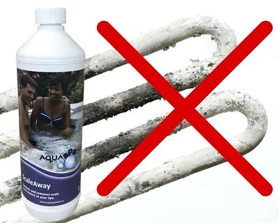 No Scale Away Aquasparkle Hot Tub Spa 1 Litre Scale Inhibitor Limescale Remover • £13.15